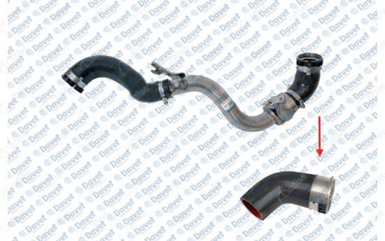 NIFEA 12324 Turbo Hortumu Metal Boru Haric Ok Ile Gosterilen Kucuk Hortum Renault Trafic Iii 1.6 Dci